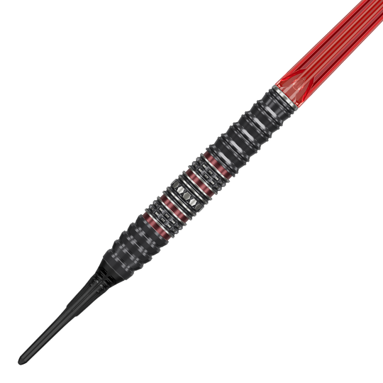 Dieses Bild zeigt die Target Japan Prime Series Diamond Kosuzu Iwoa GEN4 Softdarts - 18g. Die Darts sind modern gestaltet und für Präzision beim Spielen entwickelt.