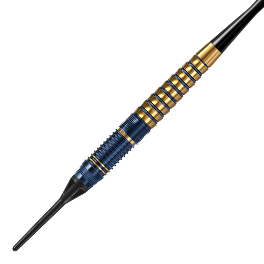 Fléchettes souples en laiton premium Harrows Nox Harrows Nox Premium Brass Softdarts. Abgebildet sind hochwertige Softdarts aus Messing von Harrows.