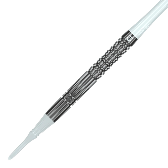Fléchettes souples Caliburn Prisma P2 - 20 g Hier sind die Caliburn Prisma P2 Softdarts - 20g zu sehen. Das Produkt wird als einzelnes Set abgebildet.