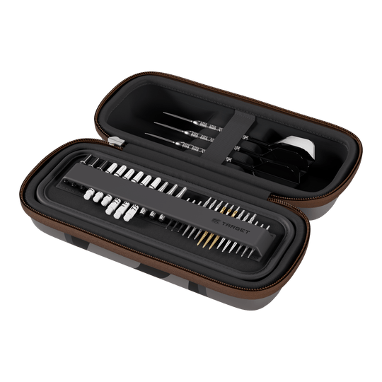Étui à fléchettes Target Star Wars Boa - Mandalorien Hier sieht man das Target Star Wars Boa Dartcase - Mandalorian. Dieses Dartcase zeigt ein Mandalorian-Motiv aus dem Star Wars Universum.