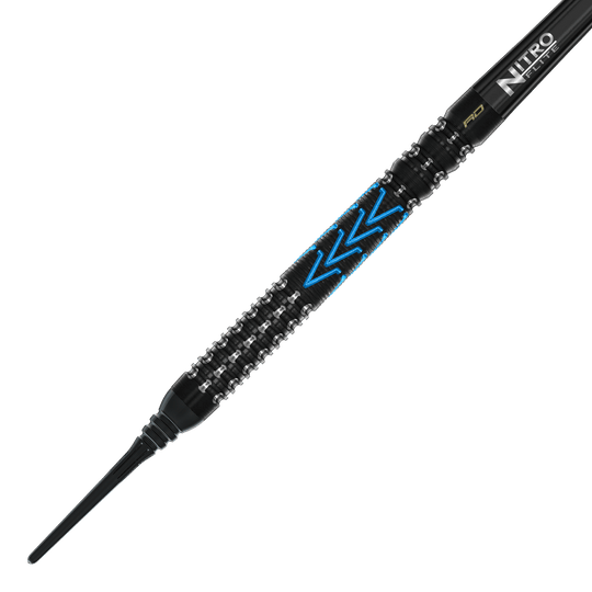 Fléchettes souples coniques Red Dragon Amp - 20 g Das Bild präsentiert Red Dragon Amp Tapered Softdarts mit einem Gewicht von 20g. Die Softdarts bieten ein schlankes Design für gutes Handling.