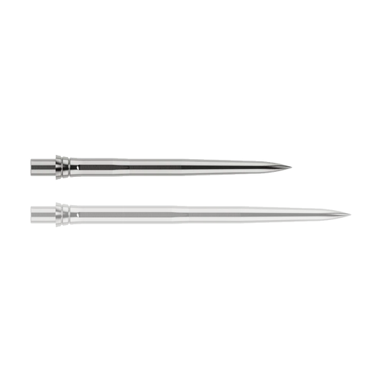 Pointes de fléchettes Caliburn EVO - Lisses - Argent Auf dem Bild sind vermutlich EVO121 Caliburn EVO Dartspitzen EZ Smooth in Silber, 28mm, abgebildet. Diese Softdartspitzen sind für elektronische Dartscheiben geeignet.