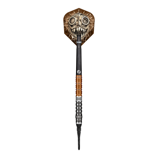Fléchettes souples Shot Gnarly Gnasha - 20 g Abgebildet ist das Produkt Shot Gnarly Gnasha Softdarts mit einem Gewicht von 20g. Es handelt sich um spezielle Softdarts für das Dartspiel.