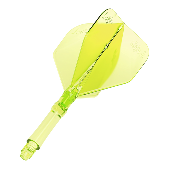 Éclairage L-L-Style-System - Jaune néon Abgebildet ist das Produkt L-Style L-Sytem Flights - Neon Yellow. Diese neon-gelben Flights werden für Darts genutzt.