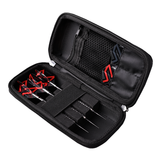 Portefeuille à fléchettes Winmau Blade X Armor G1 Hier ist das Winmau Blade X Armor G1 Dartwallet abgebildet. Dieses Dartwallet dient zur sicheren Aufbewahrung von Dartzubehör.
