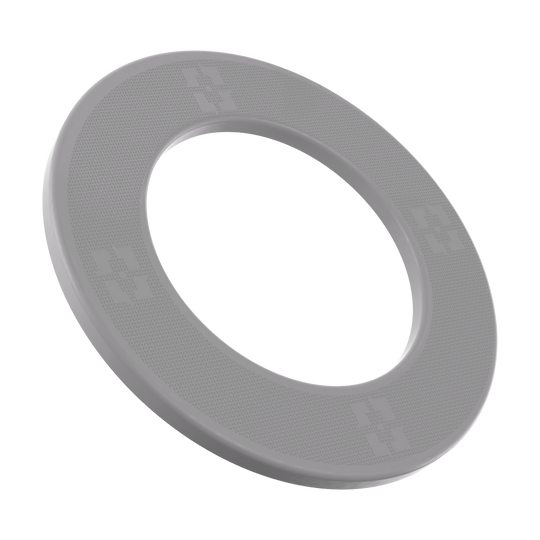 Cadre de cible de fléchettes McDart Precision Nano Das Bild zeigt einen Artikel mit dem Namen MSF-K3_McDart_Precision_Nano_Dartboard_Surround_Grau_1. Vermutlich handelt es sich um einen grauen Dartboard-Surround von McDart.