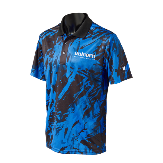 Chemise de fléchettes camouflage Unicorn Pro-Tech - Bleu