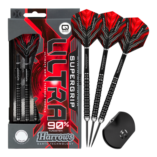 Fléchettes en acier Harrows Supergrip Ultra Quick Point