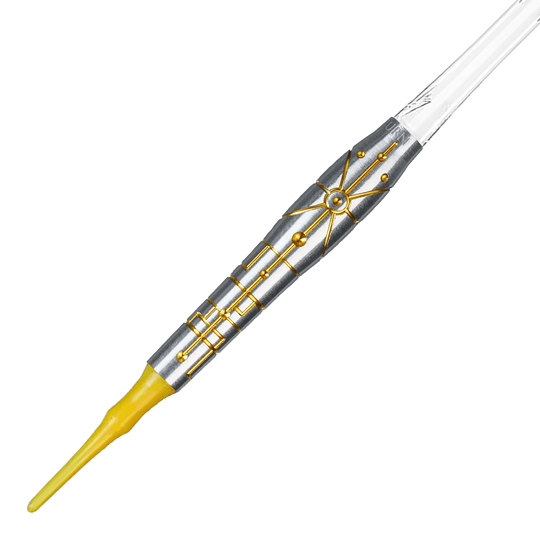Dieses Bild zeigt die Caliburn Starships Series Falcon Softdarts - 20g. Der Softdart hat eine spezielle Optik für Dartspieler.