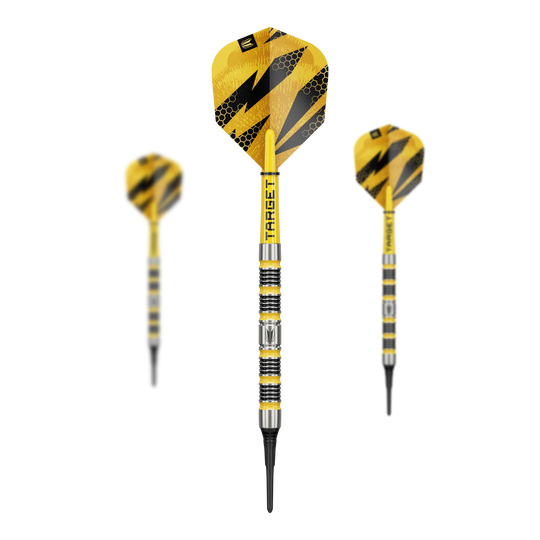 Fléchettes en mousse Target Buzz 11 Hier wird das Produkt Target Buzz 11 Softdarts dargestellt. Diese Softdarts bieten ein präzises und angenehmes Spielgefühl.