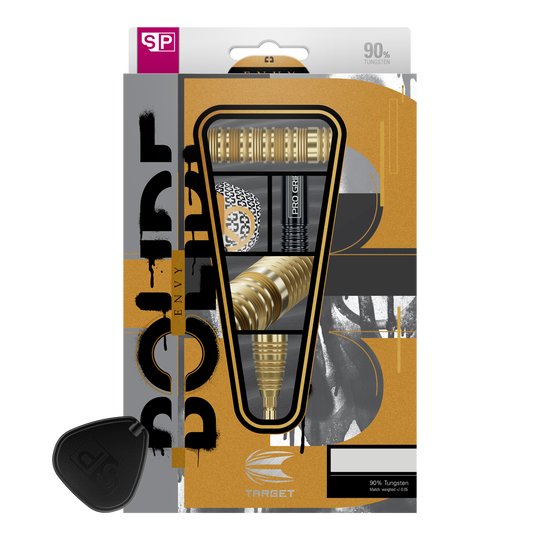 Fléchettes en acier Target Bolide Envy 04 Swiss Point Das Bild zeigt die Target Bolide Envy 04 Swiss Point Steeldarts. Diese Darts sind für professionelle und ambitionierte Spieler gedacht.