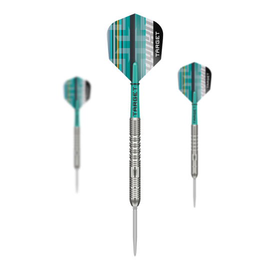 Fléchettes en acier Target Hydro 01 Swiss Point Abgebildet ist das Set der Target Hydro 01 Swiss Point Steeldarts. Das Set enthält mehrere hochwertige Darts für anspruchsvolle Spieler.