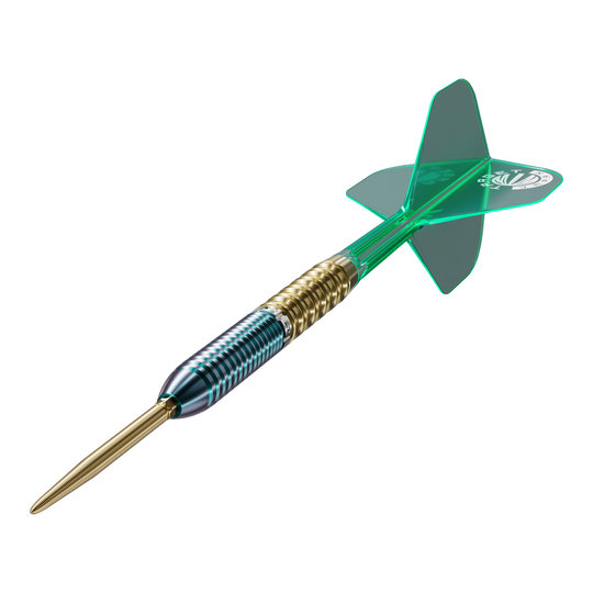 Fléchettes en acier Target Japan Prime Series Zenith GEN 2.5 à pointe suisse Das Bild zeigt ein weiteres Detail der Target Japan Prime Series Zenith GEN 2.5 Swiss Point Steeldarts. Diese Darts überzeugen durch ihre Verarbeitung.