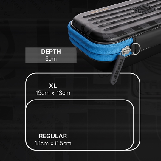 Étui à fléchettes Takoma Ghost Series Chris Dobey Abgebildet ist das Takoma Ghost Series Chris Dobey Dartcase. Dieses Dartcase bietet Schutz und Stil für Dartspieler.