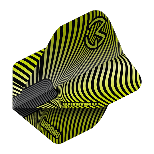 Vols standard Winmau Prism Delta MvG Vert Noir N°2 Hier sieht man die Winmau Prism Delta MvG Green Black No2 Standard Flights. Diese Dartflights verfügen über ein grünes und schwarzes Farbkonzept.