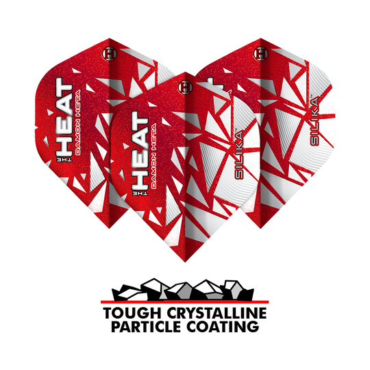 Vols standard Harrow's Silika Damon Heta Série 4 No2 Harrows Silika Damon Heta Series 4 No2 Standard Flights sind hochwertige Dart-Flights. Dieses Set ist für präzise Würfe entworfen.