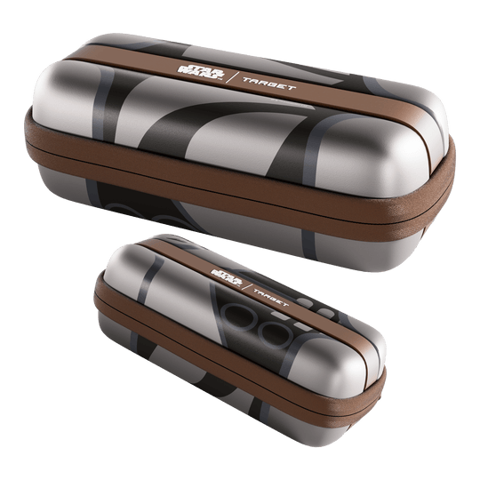 Étui à fléchettes Target Star Wars Boa - Mandalorien Das Foto stellt das Target Star Wars Boa Dartcase - Mandalorian dar. Das Produkt ist speziell für Fans der Serie Mandalorian gestaltet.