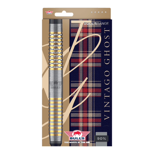 Fléchettes souples Bulls NL Vintage Ghost - 20 g Zu sehen sind die Bulls NL Vintago Ghost Softdarts - 20g. Die Darts bieten eine gute Balance und Griffigkeit.