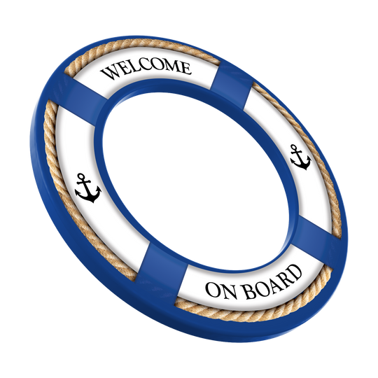 Cadre de cible McDart On Board - Avec texte personnalisé Zu sehen ist das Produkt MSF-G1 McDart OnBoard Dartboard Surround Blau. Dies könnte ein Blendschutzring für eine Dartscheibe in blauer Farbe sein.