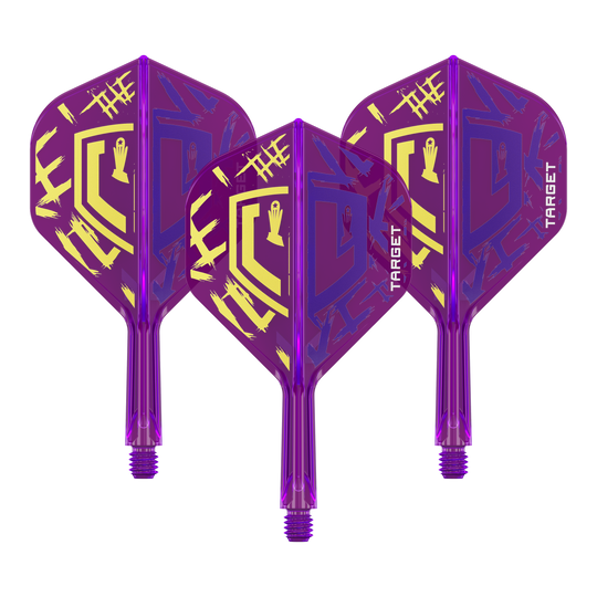 Target K-Flex Luke Littler Champion du monde 2025 Vols standard n°2 Zu sehen sind die Target K-Flex Luke Littler World Champion 2025 No2 Standard Flights mit 19 mm Länge. Dieses Set ist für Darts geeignet.