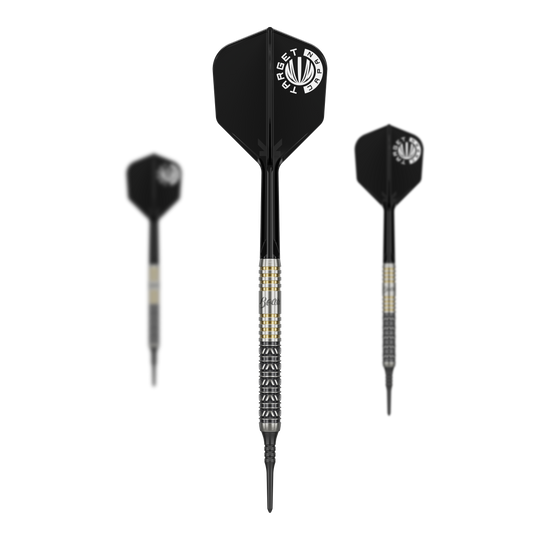 Target Japan Beau Greaves Japan Edition Fléchettes à pointe suisse en mousse - 21 g Das Bild stellt die Target Japan Beau Greaves Japan Edition Swiss Point Softdarts - 21g dar. Es handelt sich um eine spezielle Edition für Dartliebhaber.
