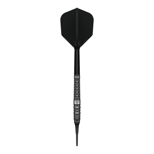 Fléchettes souples Target Black Marque Eclipse - 21 g Die Target Black Marque Eclipse Softdarts - 21g werden hier gezeigt. Das Produkt ist für Präzision und ein ansprechendes Design bekannt.