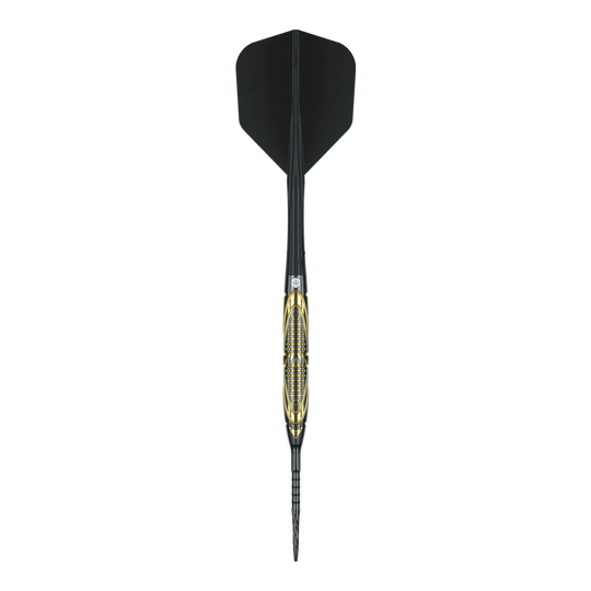Fléchettes en acier Caliburn Halo H2 - 22,5 g Abgebildet sind die Caliburn Halo H2 Steeldarts mit einem Gewicht von 22,5g. Die Darts bieten ein modernes Design und eine hervorragende Griffigkeit.