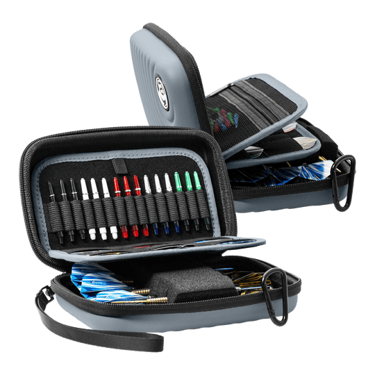 Étui à fléchettes Bulls Orbis XL - Gris Dies ist das Bulls Orbis XL Dartcase in Grau. Es schützt und transportiert Ihre Dartpfeile sicher.