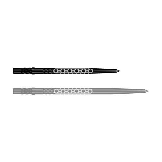 Pointes de fléchettes Shot Turbo Point Goths - Noires
