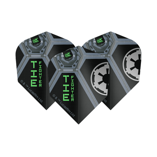 Cible Star Wars ProUltra Tie Fighter No6 Vols Target Star Wars ProUltra Tie Fighter No6 Flights. Dart-Flights mit Tie Fighter Motiv aus der Star Wars Kollektion.