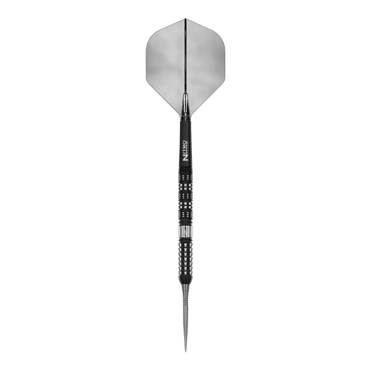 Das Bild zeigt die Red Dragon Recon Parallel Steeldarts aus einer anderen Perspektive. Sie sind für Dartspieler aller Erfahrungsstufen geeignet.