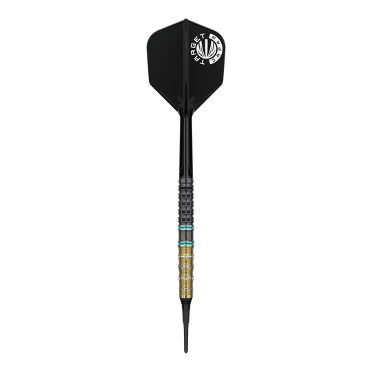 Das Bild zeigt die Target Mikuru Suzuki The Miracle GEN7.5 Softdarts - 19g. Diese Darts zeichnen sich durch Präzision und hochwertige Verarbeitung aus.