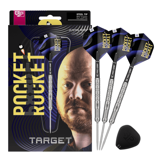 Fléchettes en acier Target Justin Hood Swiss Points - 23 g Fléchettes en acier Target Justin Hood Swiss Points - 23 g