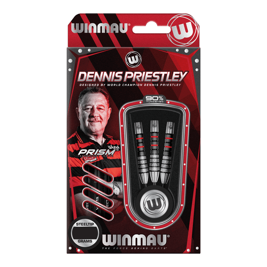 Fléchettes en acier Winmau Dennis Priestley Diamond 3-Zero