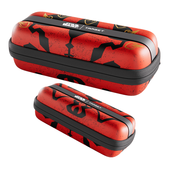 Étui à fléchettes Target Star Wars Boa - Dark Maul Hier ist das Target Star Wars Boa Dartcase - Darth Maul zu sehen. Die Abbildung zeigt das Design und die Details des Dartcases.