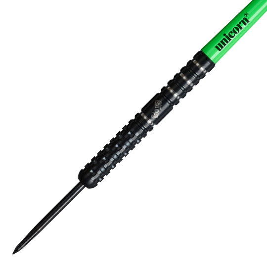 Fléchettes en acier Unicorn Wraith Callan Rydz - 23 g Hier sind die Unicorn Wraith Callan Rydz Steeldarts - 23g abgebildet. Man erkennt deutlich die Form und das Material des Produkts.