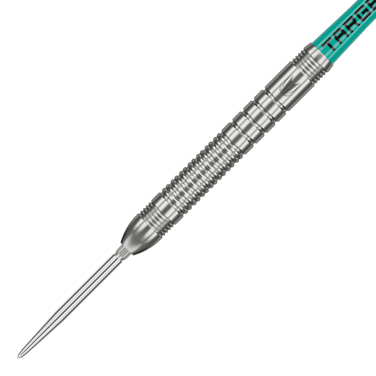 Fléchettes en acier Target Hydro 03 Swiss Point Auf dem Bild sind Target Hydro 03 Swiss Point Steeldarts zu sehen. Sie sind hochwertige Darts für präzises Werfen.