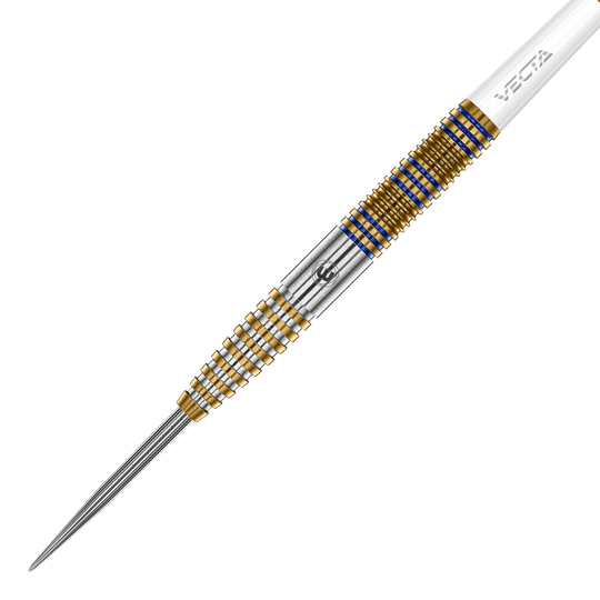 Fléchettes en acier Winmau Daryl Gurney Signature Edition - 23 g Die Winmau Daryl Gurney Signature Edition Steeldarts - 23g ist auf diesem Bild zu sehen. Diese Steeldarts sind für professionelle Dartspieler geeignet.