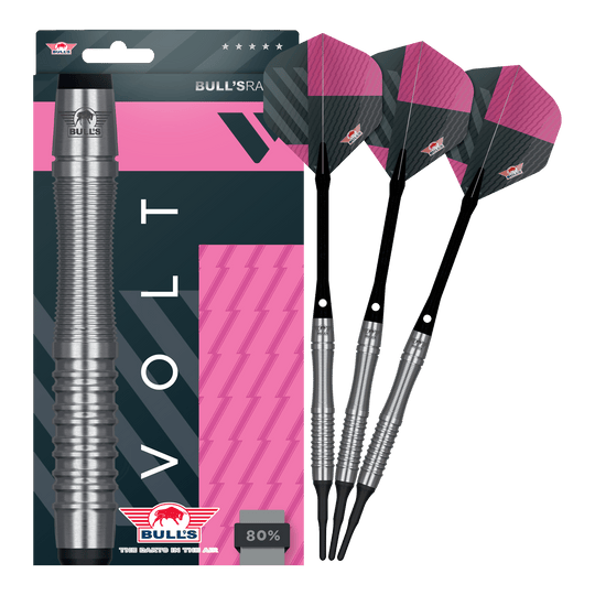 Fléchettes souples Bulls NL Volt Pink - 19 g Fléchettes souples Bulls NL Volt Pink - 19 g