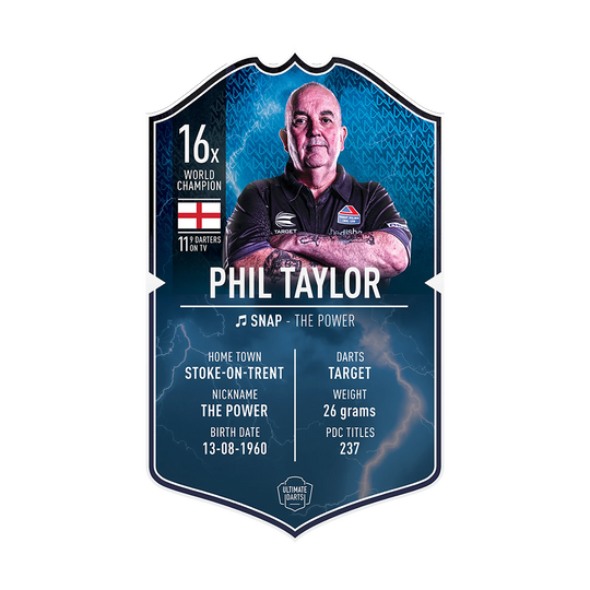 Ultimate Darts Card - Phil Taylor
