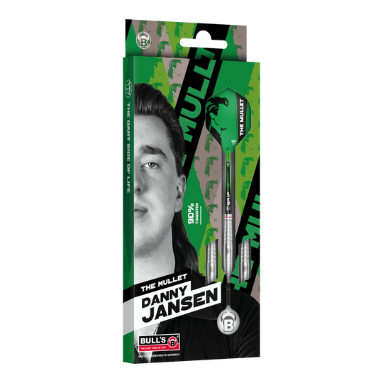 Fléchettes souples Bulls Danny Jansen - 20 g Hier ist der Bulls Danny Jansen Softdart mit 20g Gewicht abgebildet. Das Produkt eignet sich für professionelle Softdartspiele.