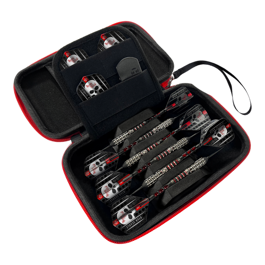 Étui à fléchettes Ryan Searle Player Pro6 de Harrow Harrows Ryan Searle Player Pro6 Dartcase ist ein stabiles Etui für Darts. Es wurde speziell für den sicheren Transport entwickelt.