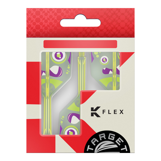 Das Foto zeigt Target Japan K-Flex Xeno No6 Flights. Die Flights sind hochwertiges Zubehör für Darts.