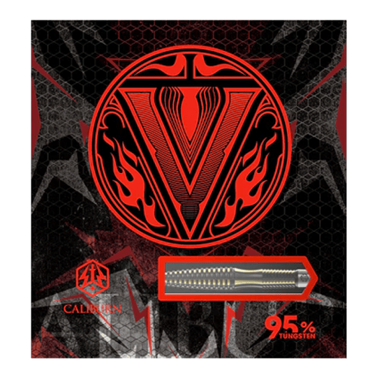 Fléchettes en acier Caliburn V-Series V1 Abgebildet sind die Caliburn V-Series V1 Steeldarts. Diese Darts eignen sich hervorragend für den Präzisionssport.