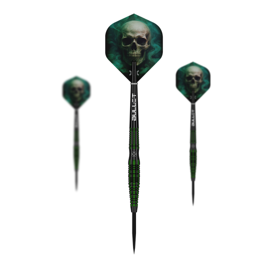 Fléchettes en acier Bullet Poison Abgebildet ist das Produkt Bullet Poison Steeldarts. Die Steeldarts sind für das Dartspiel geeignet.