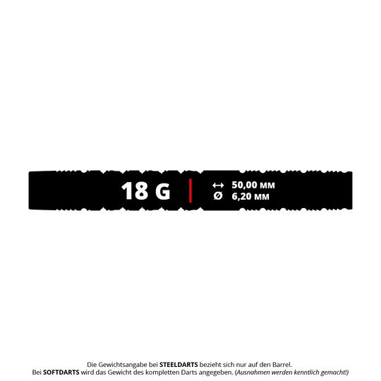 Target Redux 10 fléchettes souples - 18 g Abgebildet ist das Produkt Target Redux 10 Softdarts - 18g. Dieses Bild zeigt die Softdarts aus einer übersichtlichen Perspektive.