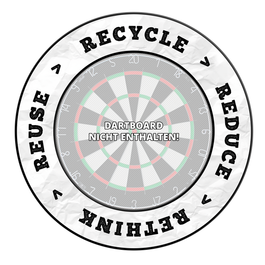 Dieses Bild wird als 'DBS-RRRR1_Surround_Recyle_Reuse_Reduce_Rethink_Schwarz_1' bezeichnet. Es zeigt vermutlich ein schwarzes Produkt, das auf Recycling und Nachhaltigkeit abzielt.