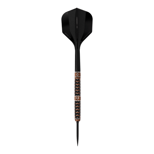 Fléchettes en acier Harrows Tungsten Trinity Quick Point Das Bild zeigt die Harrows Wolfram Trinity Quick Point Steeldarts aus einer anderen Perspektive. Diese Darts sind bekannt für ihre hohe Qualität.