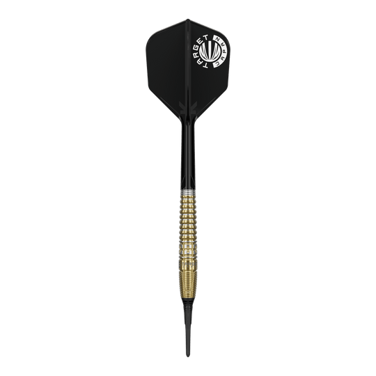 Fléchettes souples Target Japan Prime Series Harith Lim HotShot GEN3 - 18 g Die Abbildung zeigt die Target Japan Prime Series Harith Lim HotShot GEN3 Softdarts mit einem Gewicht von 18g. Das Produkt ist modern gestaltet und ideal für Dartspieler.