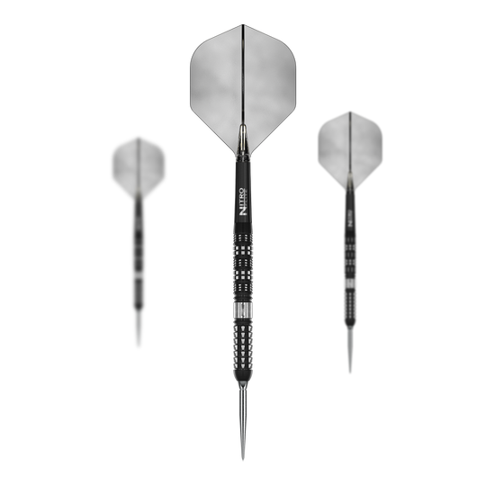 Fléchettes en acier parallèles Red Dragon Recon Hier sieht man die Red Dragon Recon Parallel Steeldarts. Es handelt sich um ein Set von Steeldarts für Dartspieler.